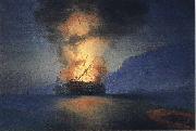 Exploding Ship Ivan Aivazovsky